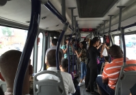 Kolumbie hledá talent (zpěvák v pruhovaném tričku)