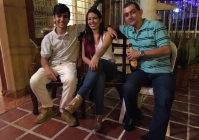 Angee s tátou a bráchou