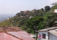 Favely - chudší obydlí nad Cali